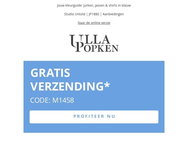 Profiteer nu van gratis verzending & ontdek lentelooks in blauw