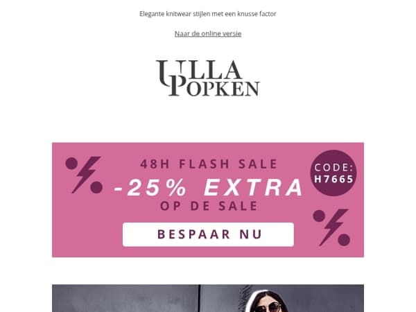 Vanaf vandaag: -25% EXTRA op Sale 🛍️