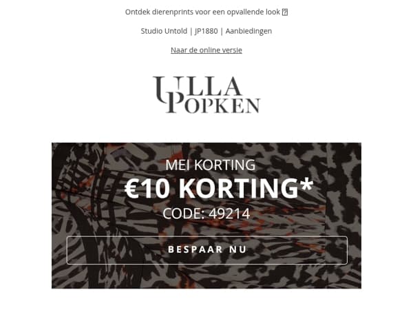 Shop dierenprints en ontvang €10 korting! ✨