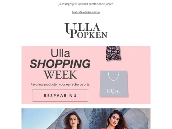 Shopping-Highlight van de week 💥 ULLA Shopping Week