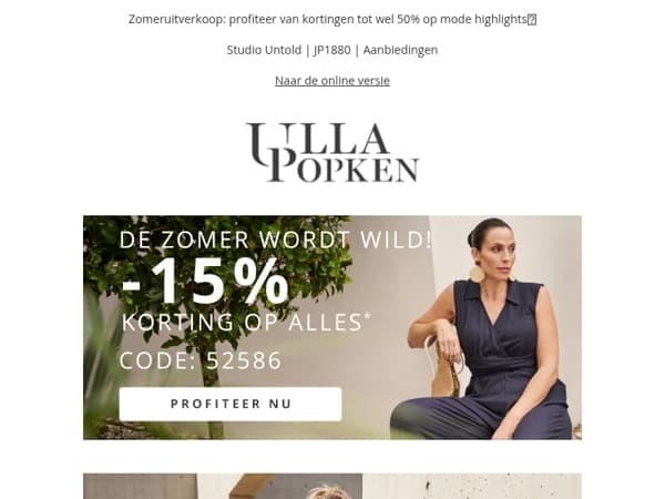 15% KORTING OP ALLES: je favoriete looks voor een voordelige prijs💖