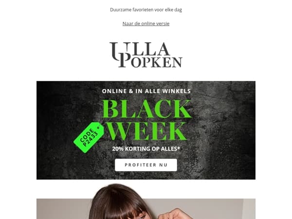 Luchtige stoffen & -20% korting op ALLES