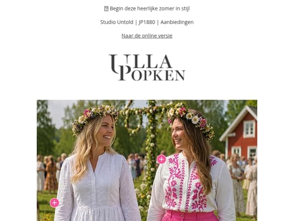 Fijne midzomer! Shop je nieuwe zomerlook 🌸