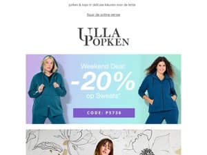 Jouw weekend, jouw deal: - 20% korting op joggingsbroeken 🧘‍♀️