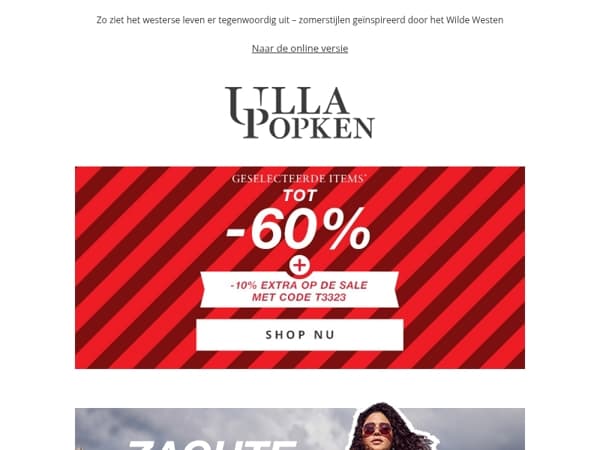 Nu dubbel besparen: -10% extra op afgeprijsde highlights in de SALE