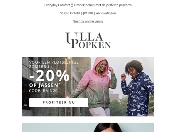 Nog maar tot morgen: 20% korting op jassen ✨