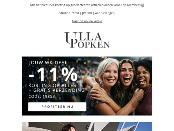 🎯 Focus op de uitverkoop: 11% korting + gratis verzending