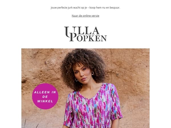 Ontvang 10% korting op jurken – alleen bij ons in de winkel! 🛍️