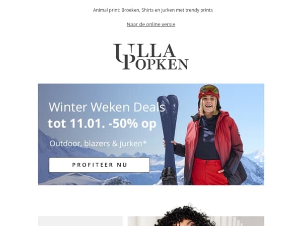 Trend-items: 50% korting op outdoor, blazers en jurken