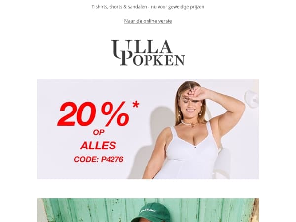 De klok tikt ⏰ -20% korting op ALLES eindigt vandaag!