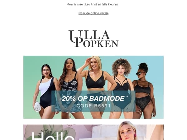👙 -20% korting op badmode looks