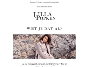 Van harte gefelictieerd! 11% korting voor jou!