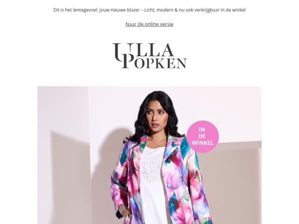 De perfecte blazer ligt voor je klaar – nu ook verkrijgbaar in de winkel