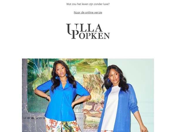Nieuwe items van het luxe label selection van Ulla Popken