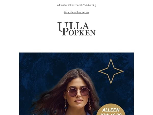 🎯 -15% korting bij late night shopping