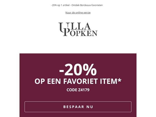 De trendkleur 2025: Bordeaux ♥️