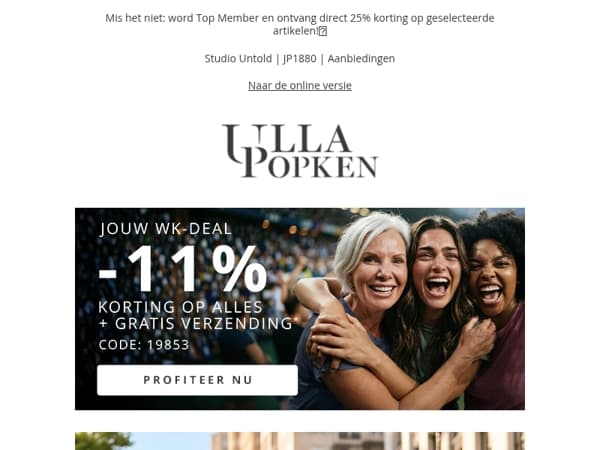 11% korting + gratis verzending 🌟 Happy Weekend Special