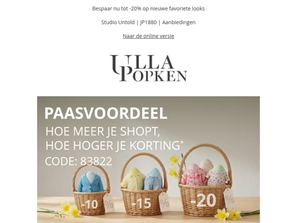 Laatste kans: pak nu tot 20% korting💥