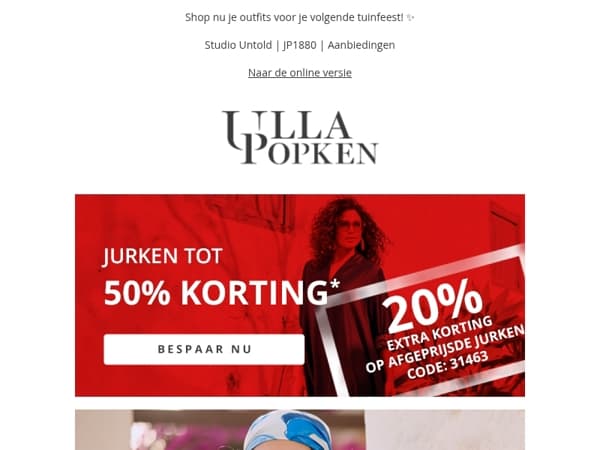 Al ontdekt? Jurken tot wel 50% korting + -20% extra