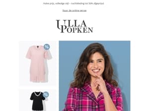 Tot 50% korting op nachtkleding 🌙