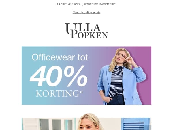 Office-Looks tot 40% korting 💥 Perfectioneer je werkoutfits