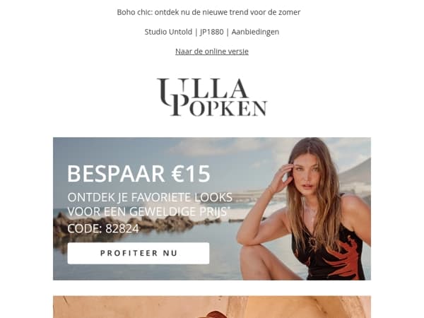 🎁 €15 cadeau: scoor nu je nieuwe favoriete looks!