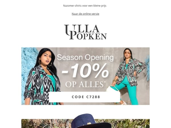-10% korting op frisse highlights
