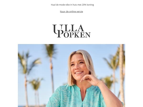 ⏰ Alleen vandaag: -20% op luchtige outfits + GRATIS verzending