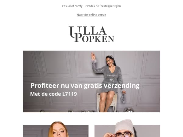 Grijp snel je kans ✈️ GRATIS verzending op je bestelling