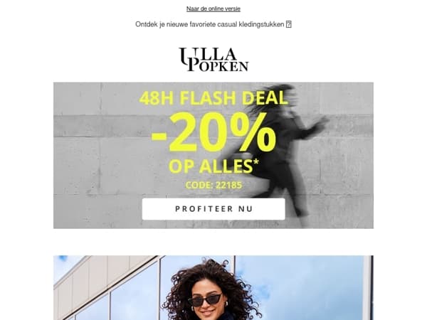 20% korting op ALLES – alleen vandaag nog!⏰