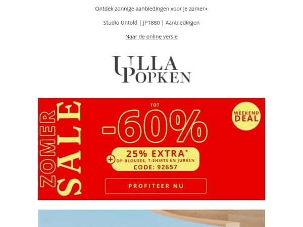 Tot -60% + EXTRA -25% op jurken, blouses en shirts 💎