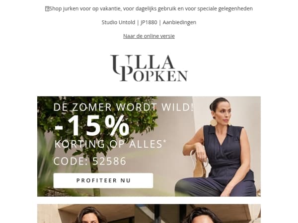 15% KORTING OP ALLES - Wees er snel bij!⚡
