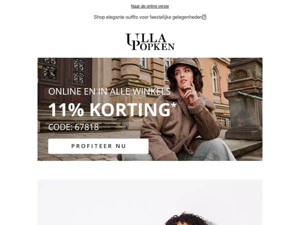 Laten we feestvieren! 11% korting op ALLES voor jou✨