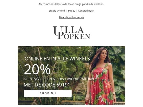 Vandaag is het Selfcare Day: profiteer van 20% korting op je favoriete item 💖