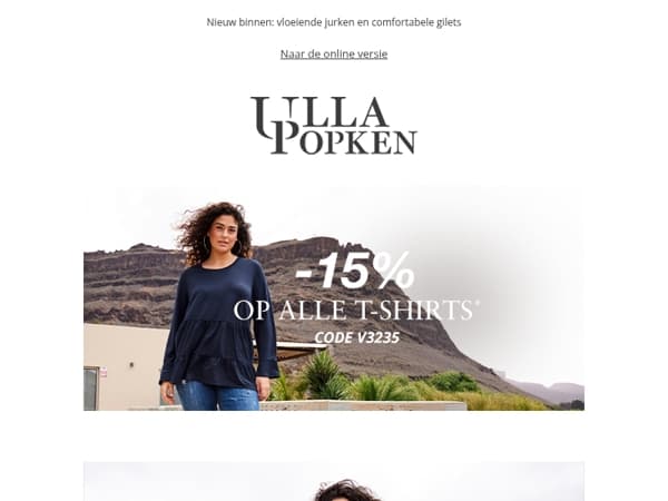Profiteer van tussenseizoen looks en 15% korting op Shirts 🤩