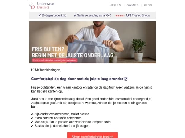 De ideale onderlaag voor frisse herfstdagen 🍂