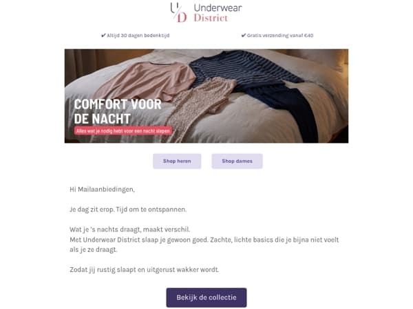 Goede slaap begint bij de juiste nachtkleding 🌙