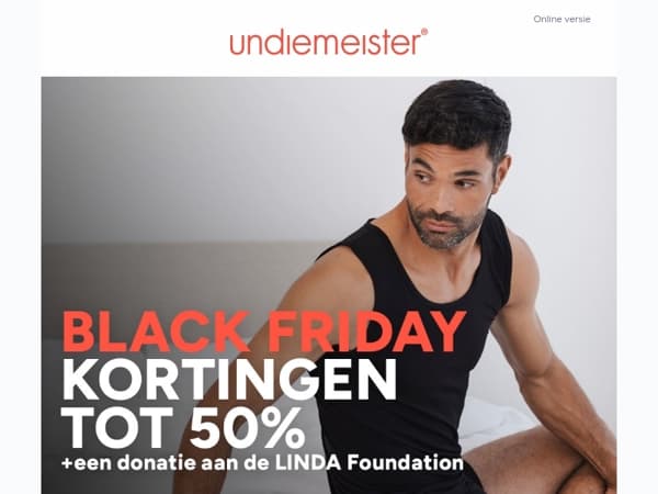 Black Friday bij Undiemeister