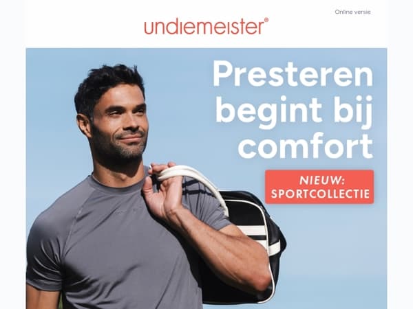 Nieuw: active wear van Undiemeister