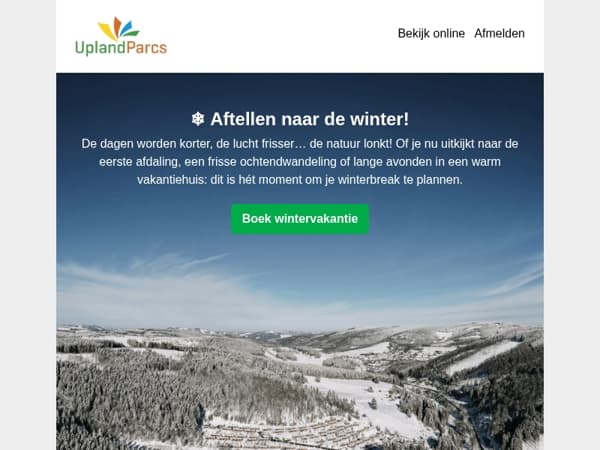 ❄️ Aftellen naar de winter