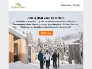 Plan nu je wintersport met UplandParcs!