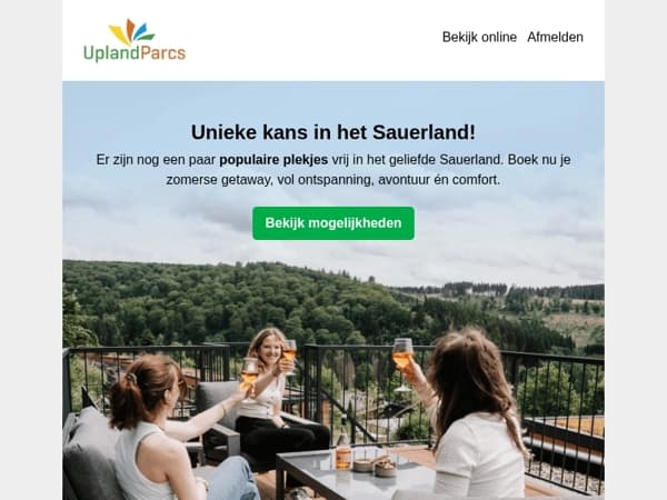 Unieke kans: zomerplezier in het Sauerland