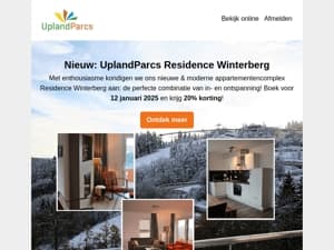 Nieuw: UplandParcs Residence Winterberg