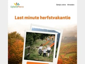 Geniet van de herfstvakantie met tot wel 15% korting