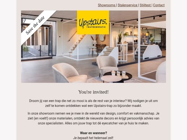 Save the date? Je bent van harte uitgenodigd!