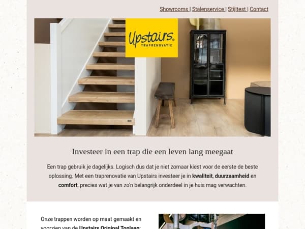 Een traprenovatie: een investering in kwaliteit