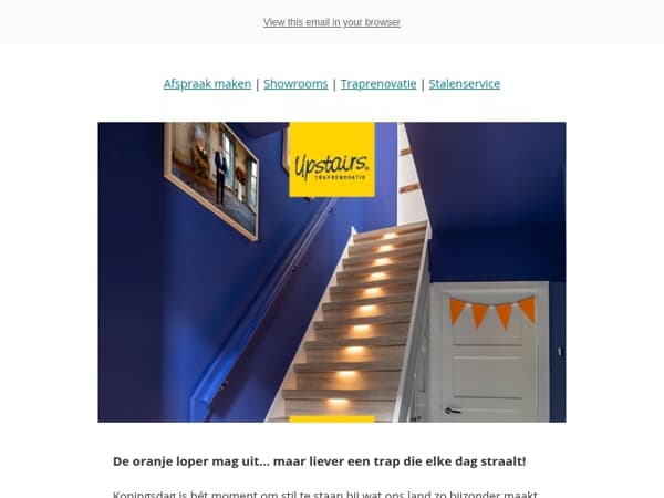 🧡 Je trap verdient ook een lintje, toch?