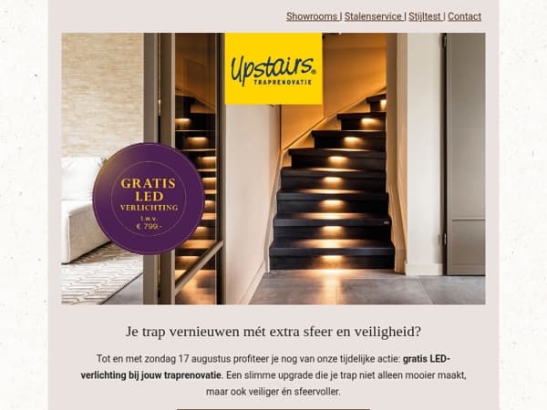 Gratis LED-verlichting? Nu of nooit!