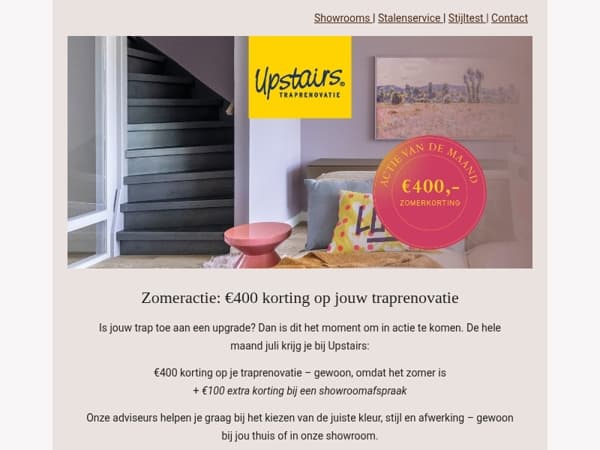 Trap de zomer af met €400 voordeel!