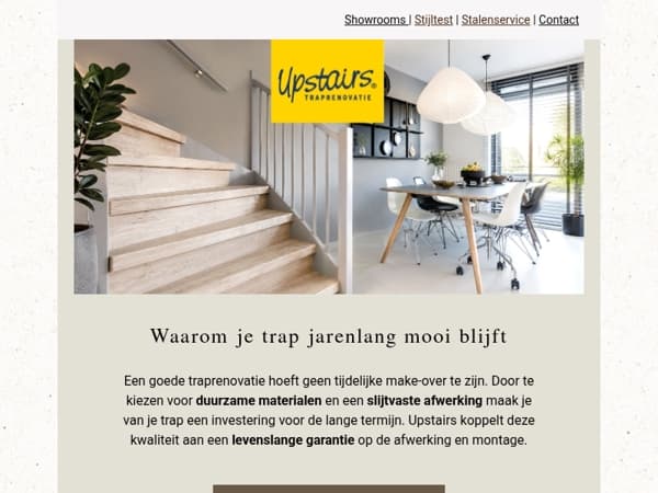Een trap voor het leven